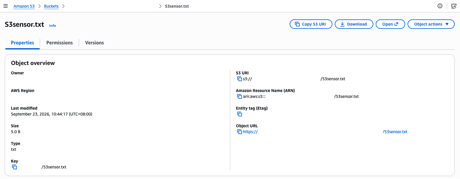 Uploading a file to S3